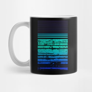 waves stripe Mug